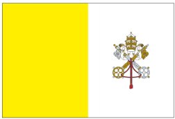 Papal (Vatican City), 6’x10', Heading & Grommets